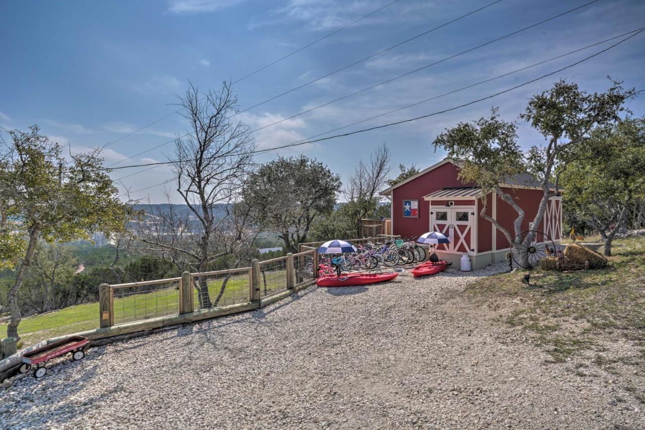 Kerrville Converted Barn Tiny Home With Kayaks! Dış mekan fotoğraf