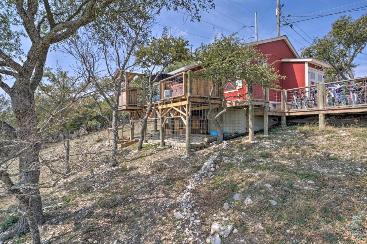 Kerrville Converted Barn Tiny Home With Kayaks! Dış mekan fotoğraf